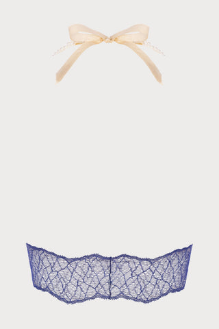Sydney Daisy Pearl Bra in Blue
