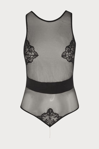 Vienna Embroidery Bodysuit, Size XL
