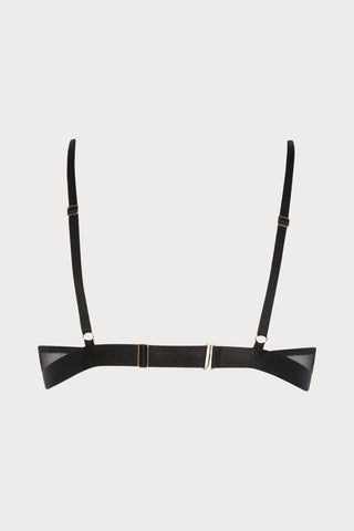 Vienna Embroidery Crossed Bra, Size XL