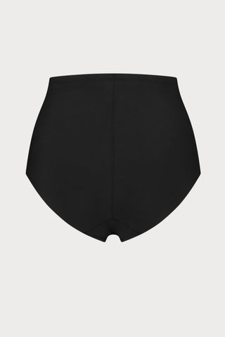Black Sculpting Mid Waist Brief