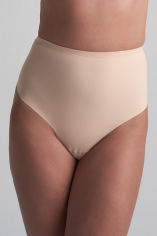 Bye Bra Sculpting Mid Waist Thong Beige