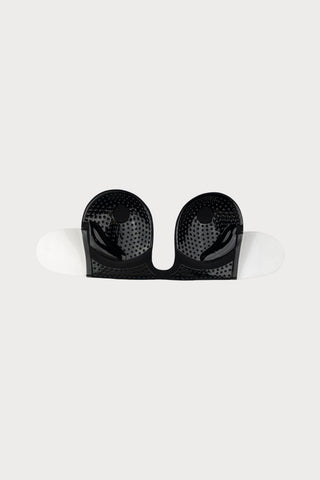 Seamless U-Style Adhesive Bra Black, Size B (UK 34B-36A-38A)