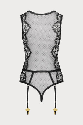 Scandale Inspiration Divine V Neck Thong Bodysuit