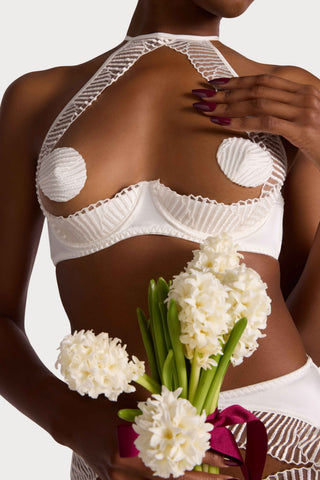 Coco de Mer Athena Quarter Cup Bra Ivory