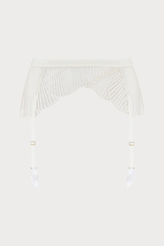 Coco de Mer Athena Suspender Belt Ivory