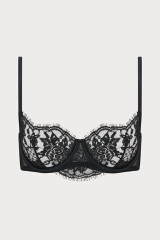 Coco de Mer Hera Underwired Balcony Bra Black
