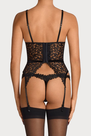Coco de Mer Irena Basque Onyx Black