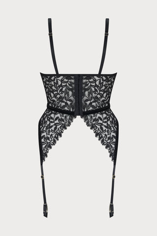 Coco de Mer Irena Basque Onyx Black