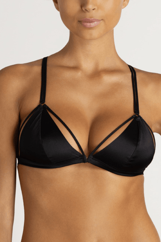 Coco de Mer Sylph Triangle Bra Black