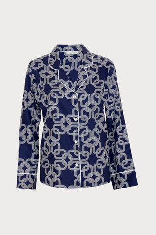 Avery Chain Print Pyjama Top