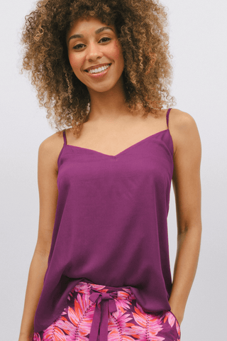 Cyberjammies Carina Modal Camisole Magenta