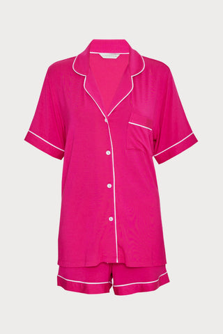 Hailey Pink Revere Jersey Shorty Set, Size UK 8