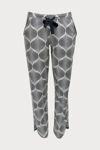 Nicole Geo Print Pyjama Pants, Size UK 14