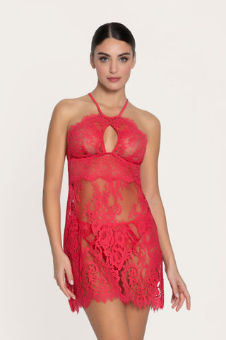 Lise Charmel Désirs de Venise Red Lace Babydoll - Naughty Knickers