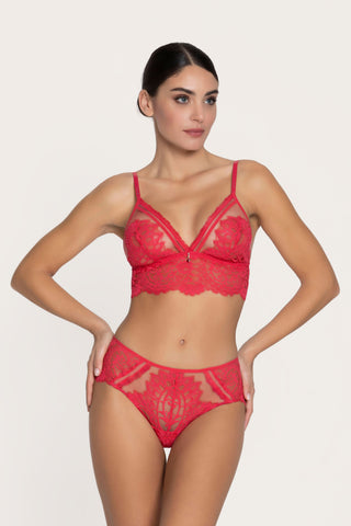 Lise Charmel Désirs de Venise Lace Shorty Grenat