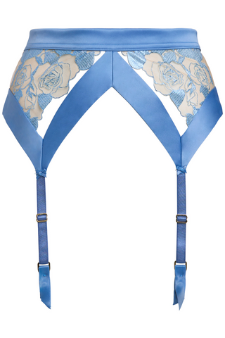Dita Von Teese Rosabelle Suspender Belt Ethereal Blue