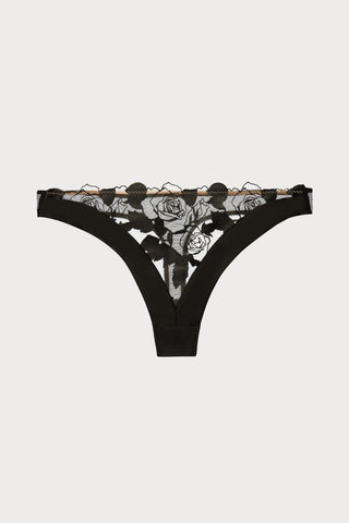 Rosabelle Thong in Black