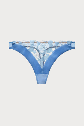 Rosabelle Thong in Ethereal Blue, Size M (UK 12)