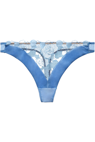 Dita Von Teese Rosabelle Thong Ethereal Blue