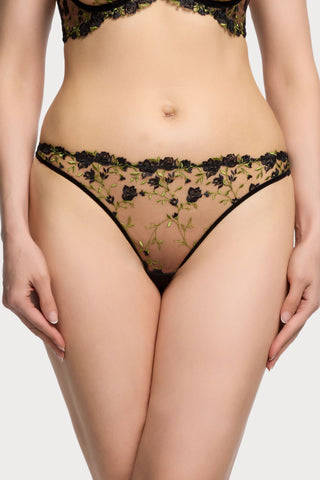 Dita Von Teese Rosewyn Thong Black