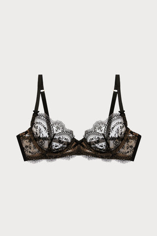 Severine Underwire Bra in Black