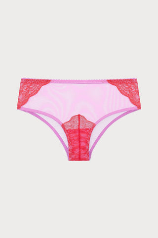 Marlene Lace And Tulle High Waist Knicker