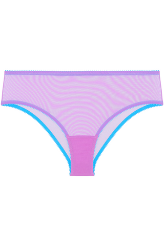 Dora Larsen Pippa Purple Tulle High Waist Knicker - Sheer Knickers