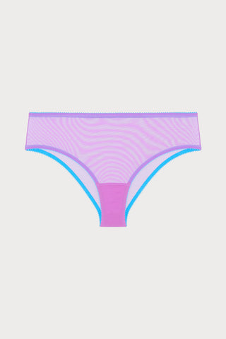 Pippa Tulle High Waist Knicker in Purple