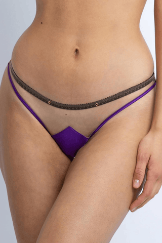 Edge o' Beyond Barbie Purple Thong