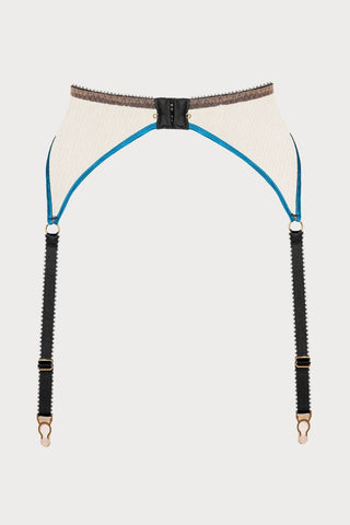Edge o' Beyond Barbie Peacock Suspender Belt