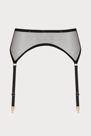 Edge o' Beyond Marinette Black Suspender Belt