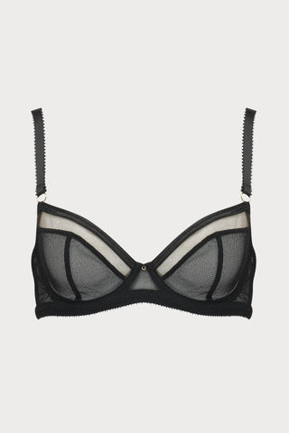 Edge o' Beyond Marinette Black Underwired Bra
