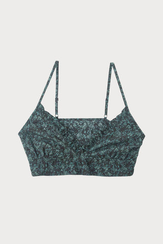 Else Botanist Silk Cropped Ruffled Bralette