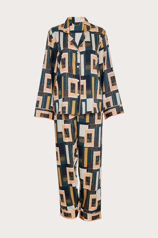 Hackney Tile Print Pyjama Set