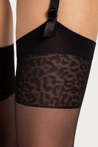 Fiore Antera Stockings 20 Denier Black