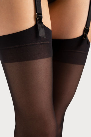 Fiore Justine Stockings 20 Denier Black