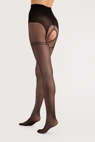 FiORE Sensual Delight Sheer Tights Black 20 Denier