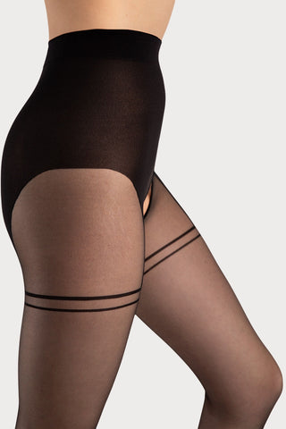 FiORE Sensual Delight Sheer Tights Black 20 Denier