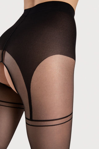 FiORE Sensual Delight Sheer Tights Black 20 Denier