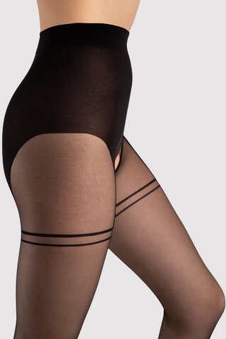 FiORE Sensual Delight Sheer Tights Black 20 Denier