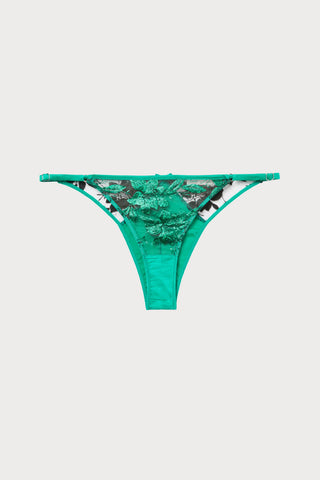Allover Foil Embroidery Brief, Size 4 (UK 12-14)