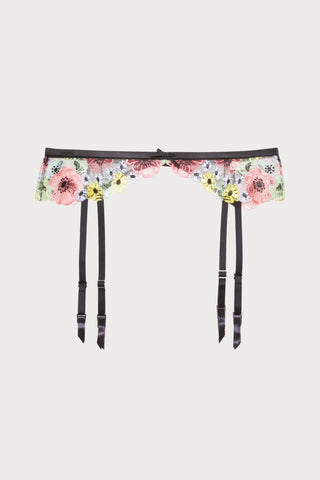 Azalea Embroidery Suspender, Size 2 (UK 6-8)