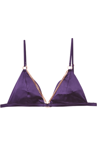 Fleur Du Mal Chain Luxe Triangle Bra - Naughty Knickers