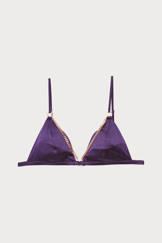 Chain Luxe Triangle Bra
