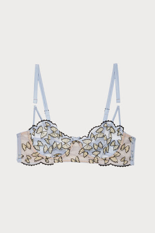 Farfalle Embroidery Balconette Bra