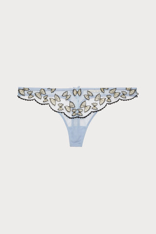 Farfalle Embroidery Thong