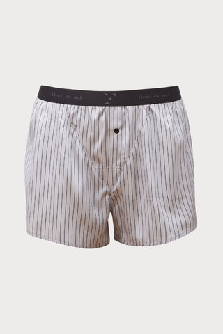 Executive Unisex Pinstripe Silk Boxer Short
