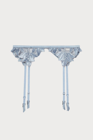 Velvet Lily Embroidery Suspender