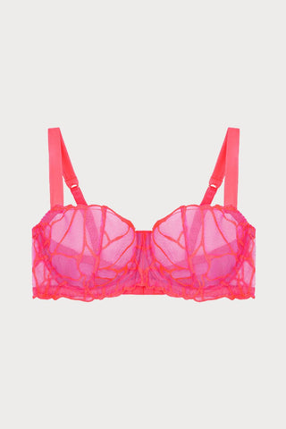 Cleo Coral Balcony Bra