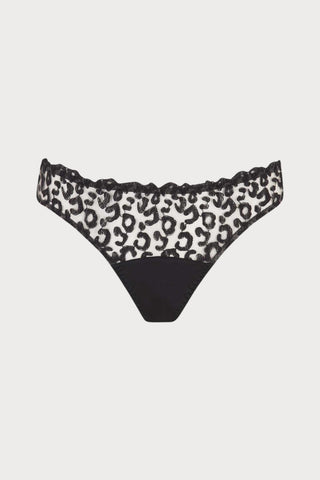 Kittie Black Brazilian Brief, Size 1X (UK 14-16)